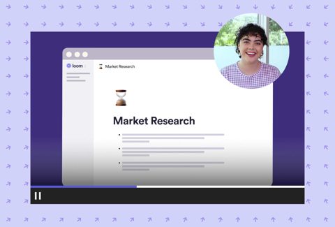 Loom screenshot: Video playback in the web app