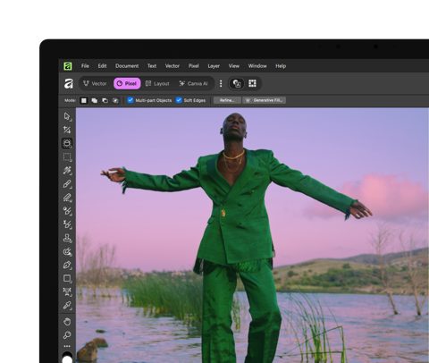 Affinity screenshot: Affinity Photo editor on Windows