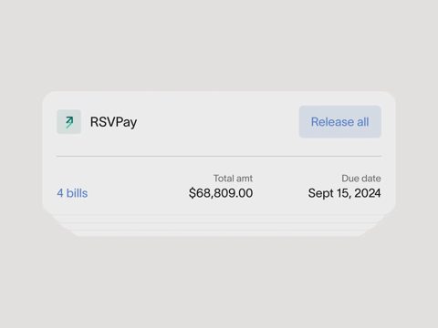 Ramp screenshot: Batch bill payments