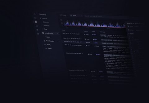 Better Stack screenshot: Log explorer