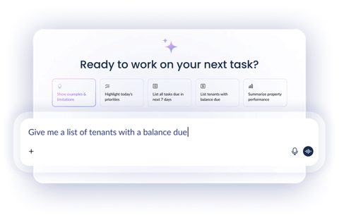 DoorLoop screenshot: AI assistant prompt