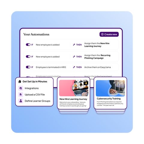 EasyLlama screenshot: Workflow automation rules