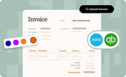 Harvest screenshot: Invoice editor