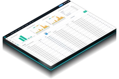 Huntress screenshot: Managed platform detections table