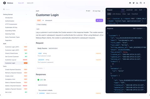 Apidog screenshot: Published API documentation page